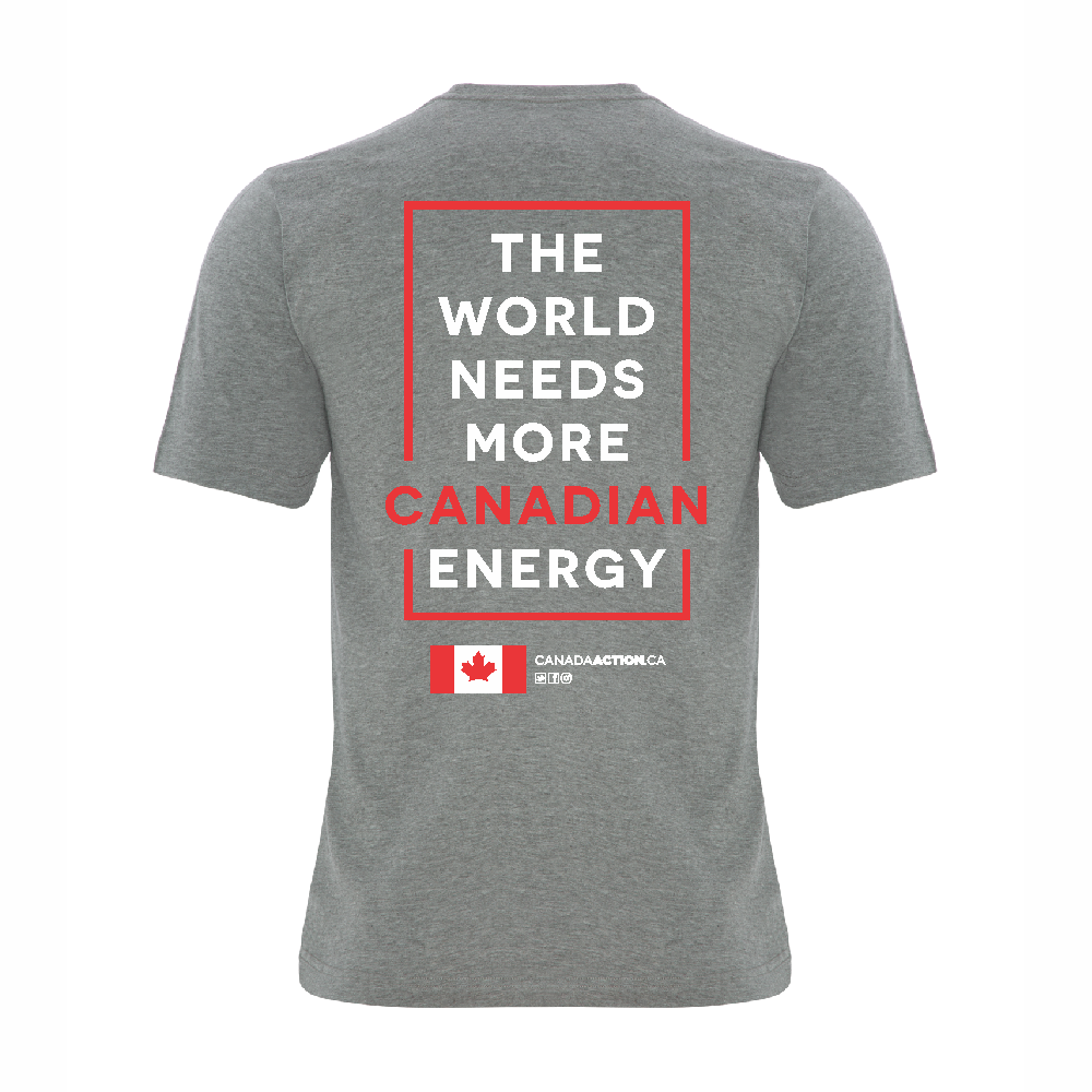 'I Love Canadian Energy' Ring Spun Tee