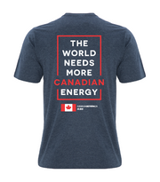 'I Love Canadian Pipelines' Ring Spun Tee