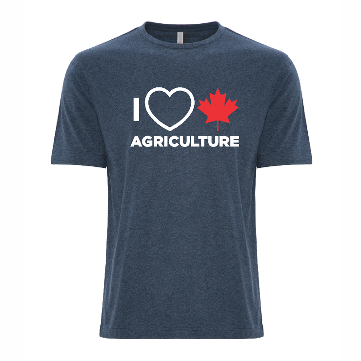 'I Love Canadian Agriculture' Ring Spun Tee