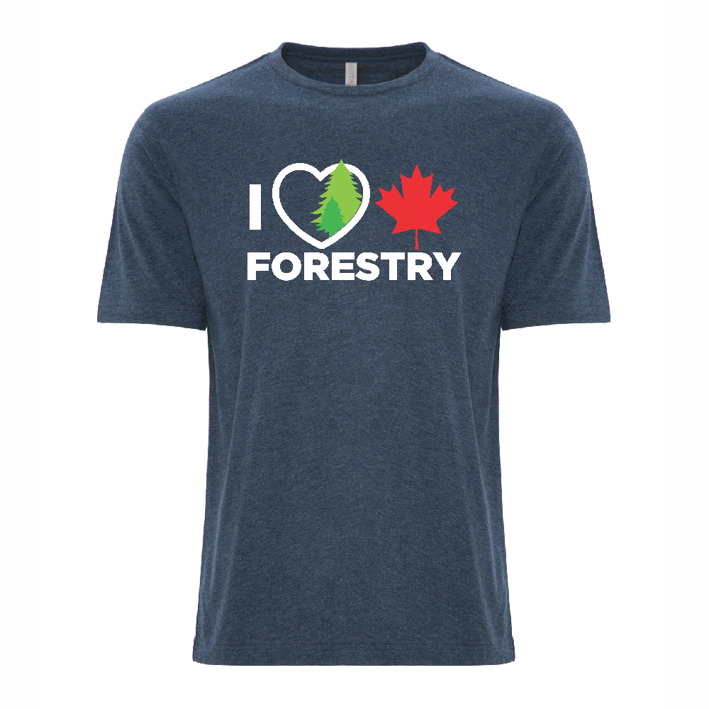 'I Love Canadian Forestry' Ring Spun Tee