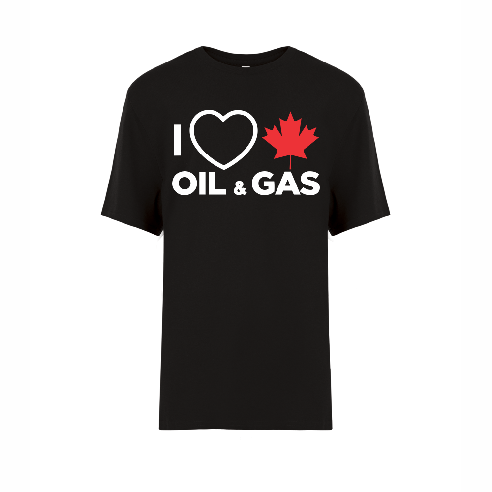 'I Love Canadian Oil & Gas' YOUTH Tee