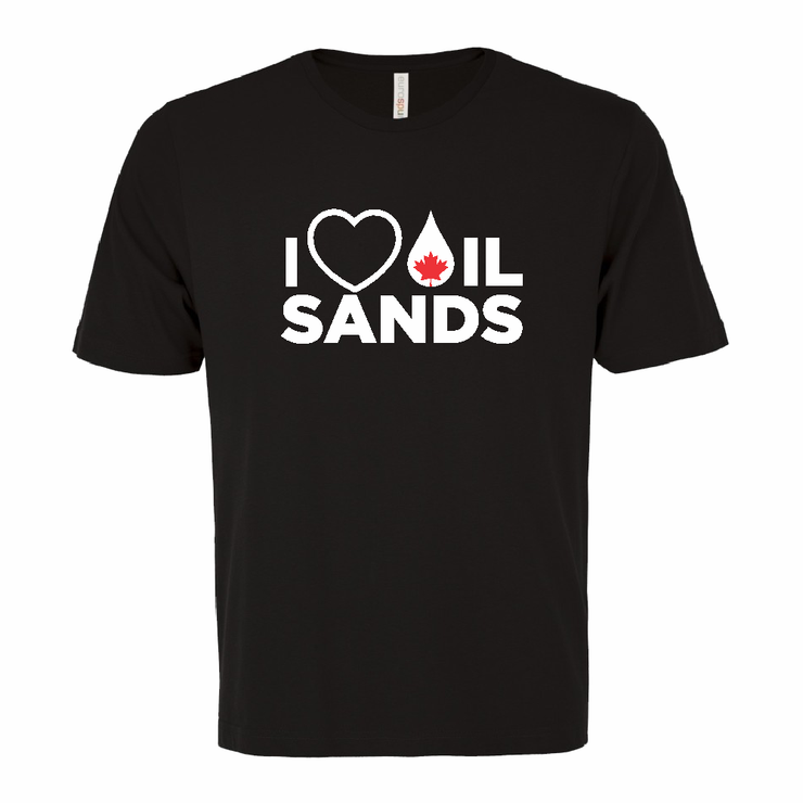 'I Love Oil Sands' Ring Spun Tee