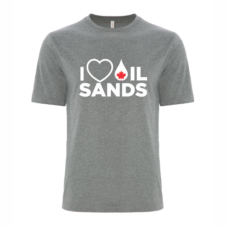 'I Love Oil Sands' Ring Spun Tee