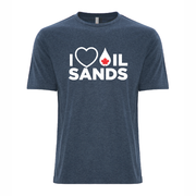 'I Love Oil Sands' Ring Spun Tee