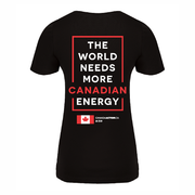'I am Canadian Energy' Women's V-neck