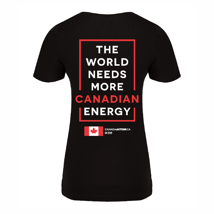 'I am Canadian Energy' Women's V-neck