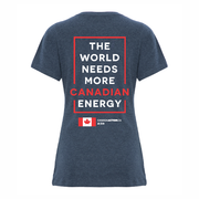 'I Love Canadian Pipelines' Women's V-Neck