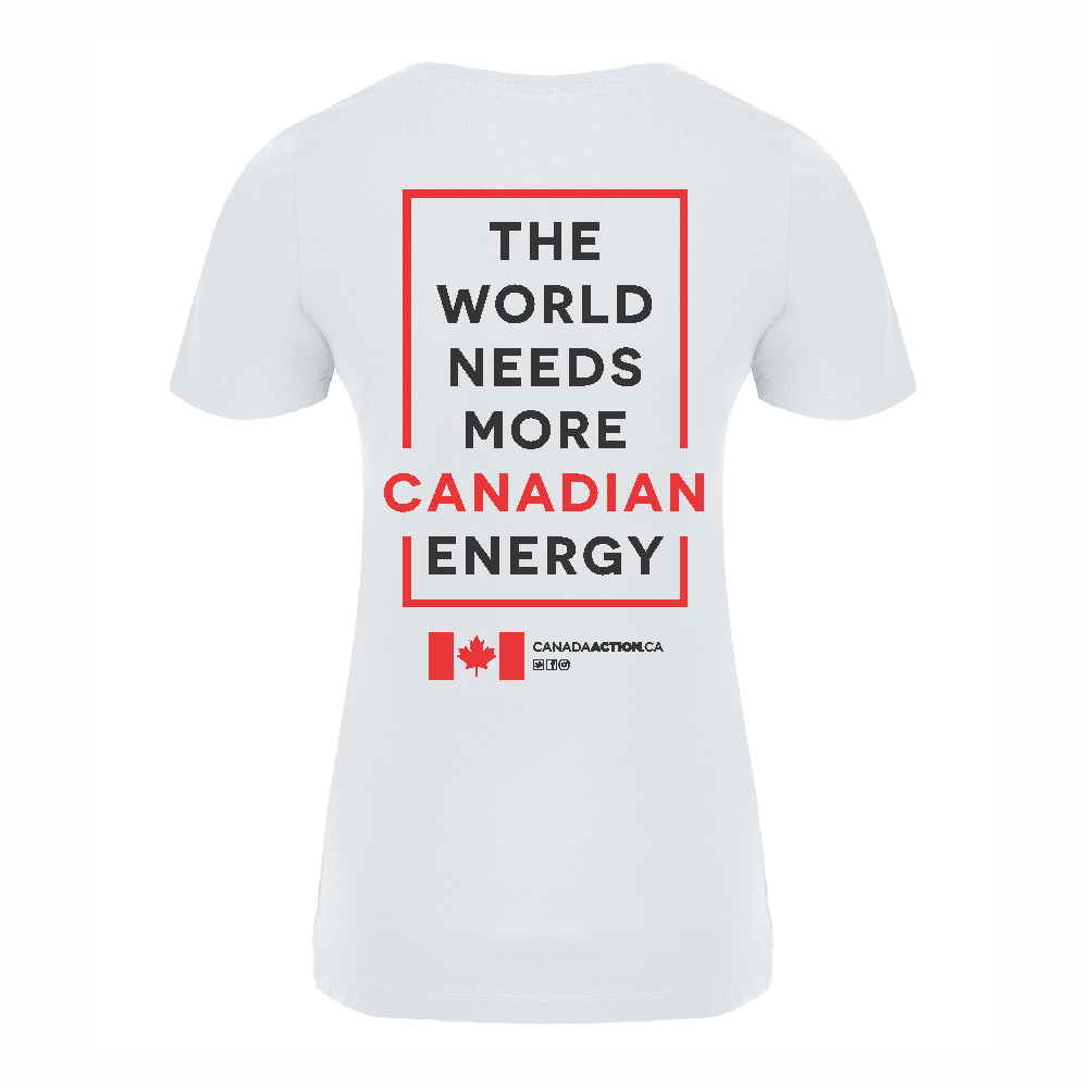 'I Love Canadian Energy'  Women's V-neck