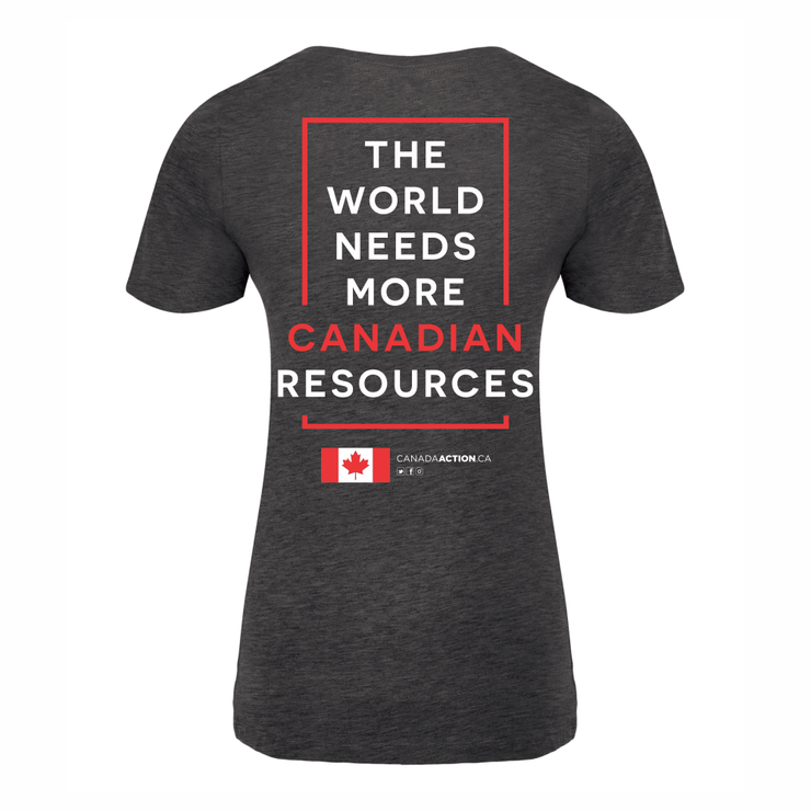 'I Love Canadian Forestry' Women's V-neck