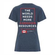 'I Love Canadian Forestry' Women's V-neck