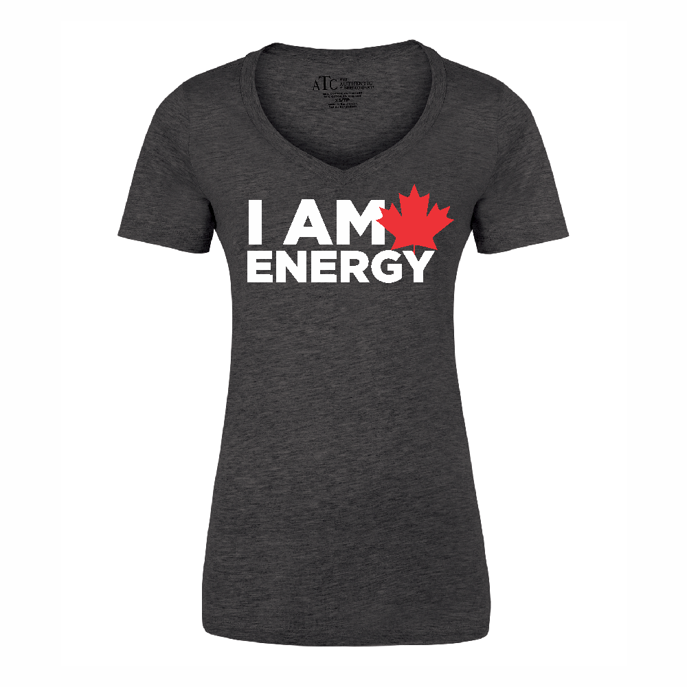 'I am Canadian Energy' Women's V-neck