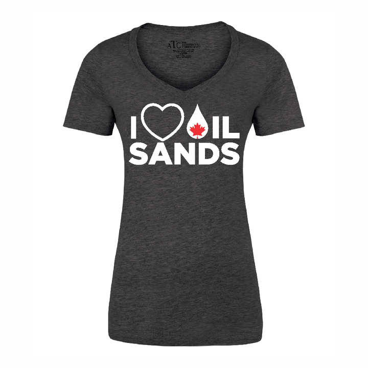 I Love Oil Sands Women's V-neck